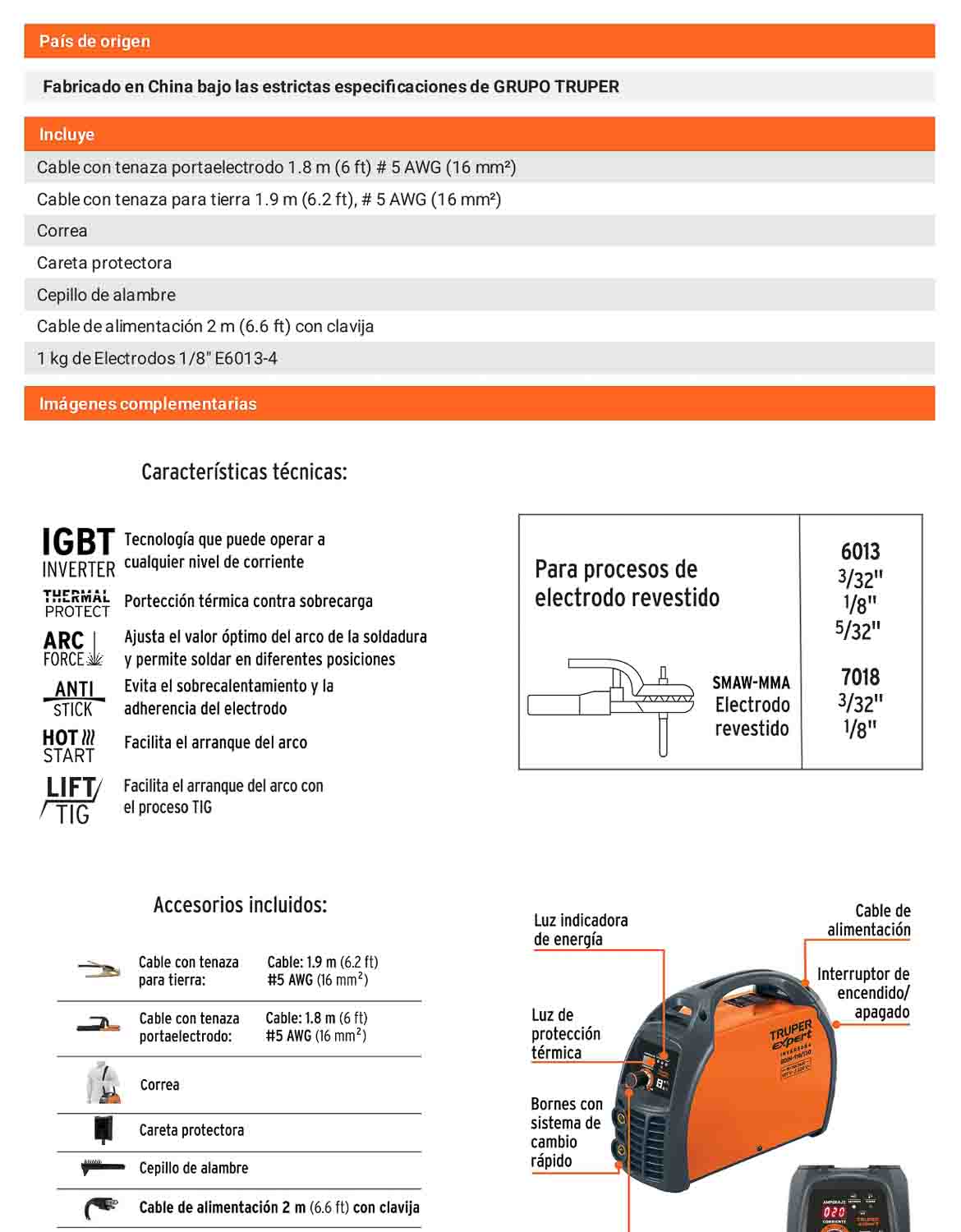 Soldadora inversora 130A de 127V