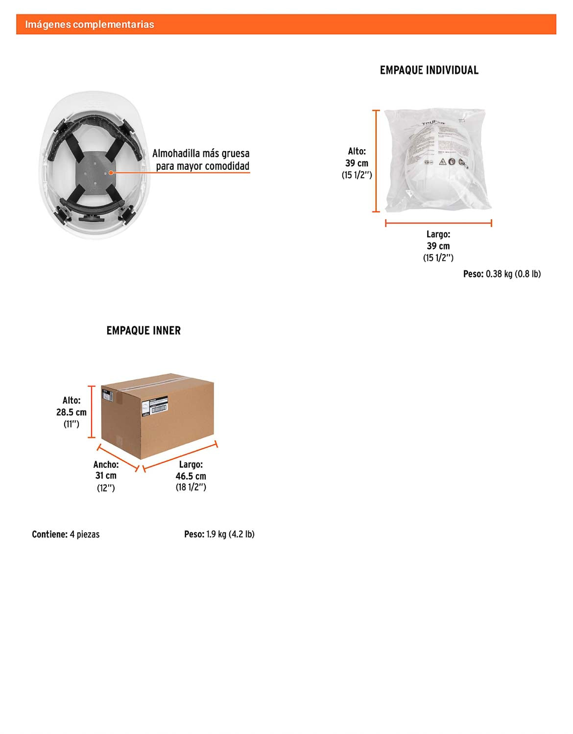Casco de Seguridad Industrial con Ajuste de Matraca – Blanco