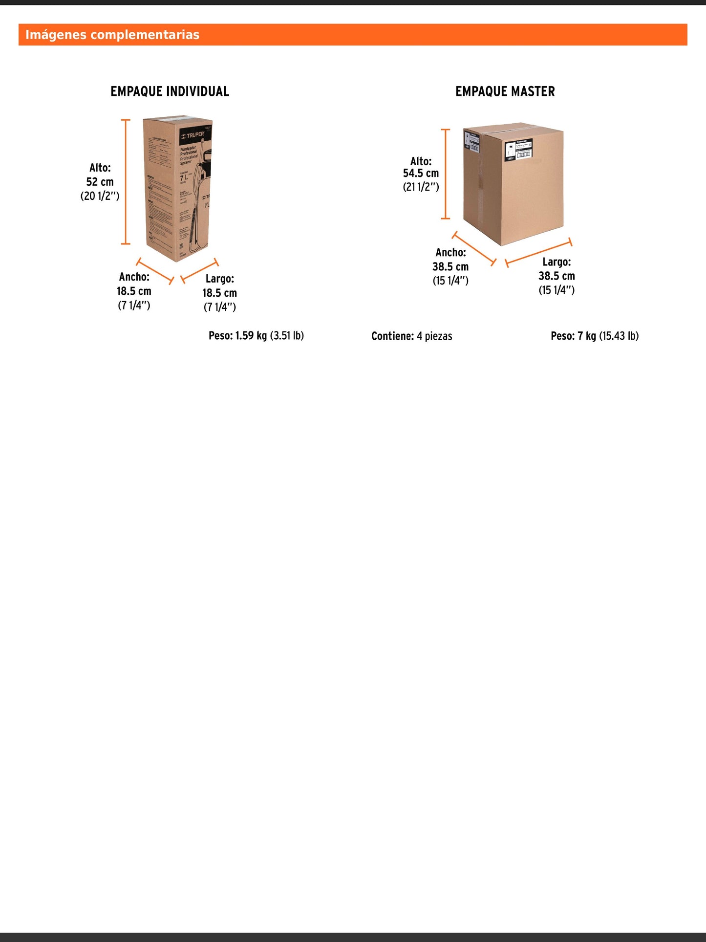 Fumigador jardinero de 7 L con lanza y boquilla ajustable