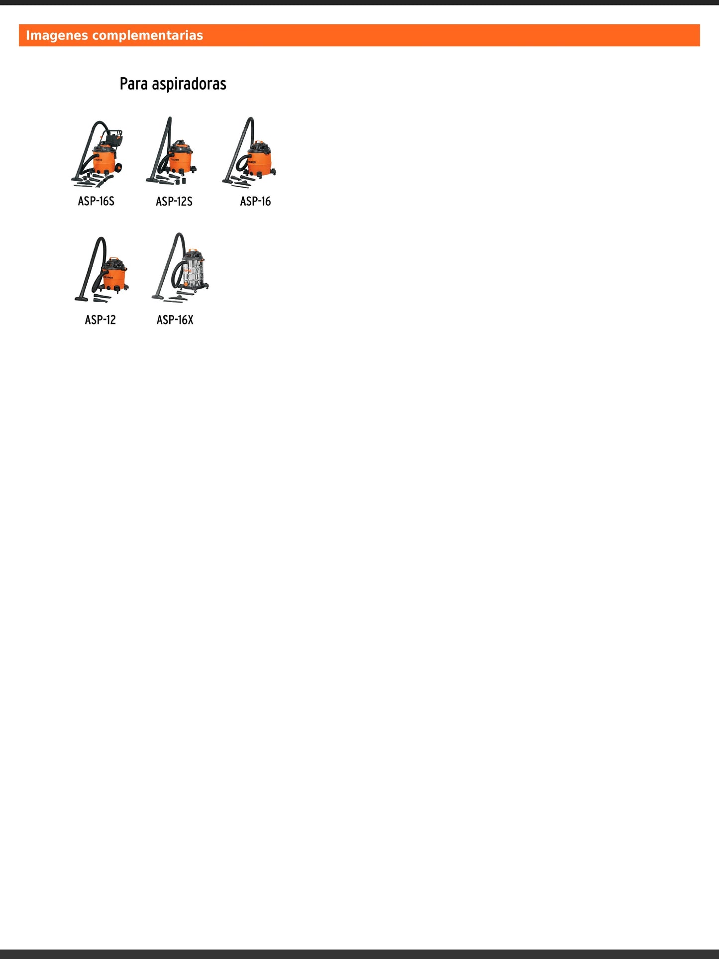 Filtro de papel para aspiradoras de 12 y 16 gal