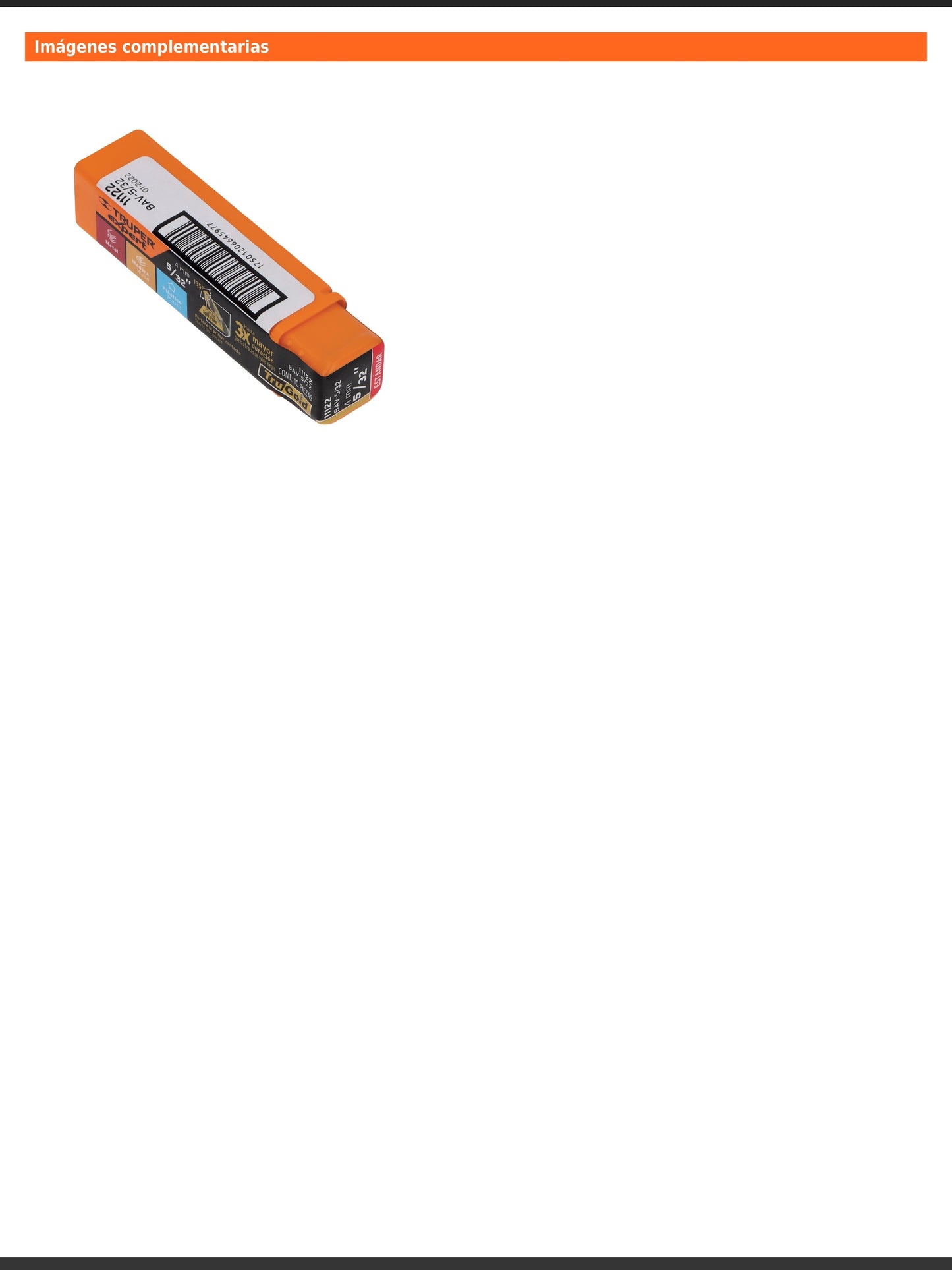 Broca HSS de 5/32 in con punta Split Point