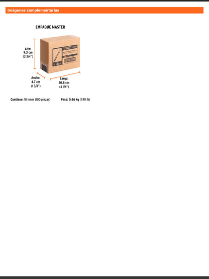 Broca HSS de 11/64 in con punta Split Point