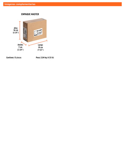 Broca HSS 5/8 pulg Trugold para metal con punta Split Point
