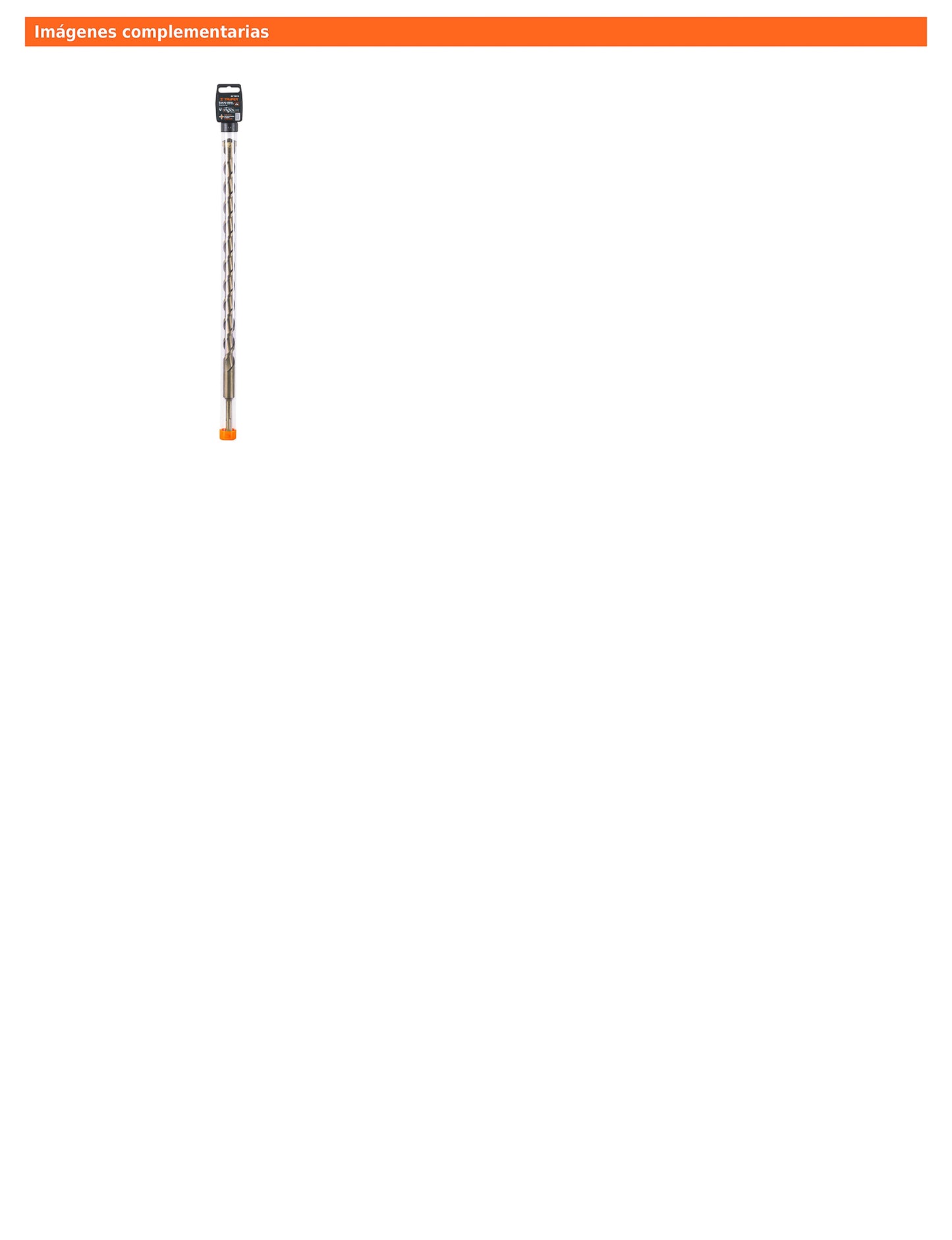 Broca SDS Plus de 7/8 in con largo de 18 in