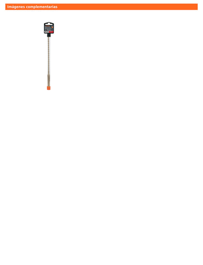 Broca SDS Plus de 3/16 x 8 in con cuerpo de acero al cromo