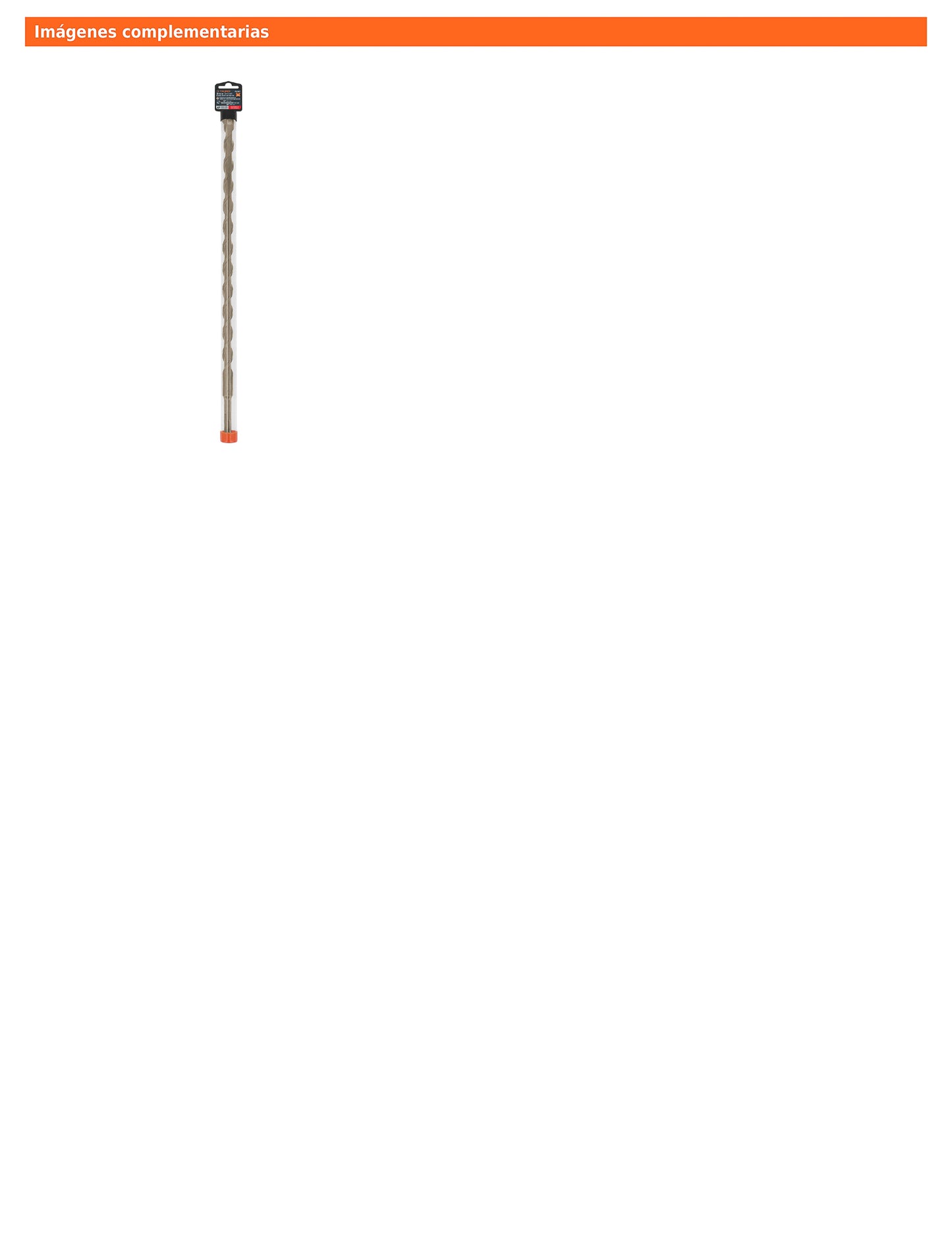 Broca SDS Plus de 3/4 in con largo de 18 in