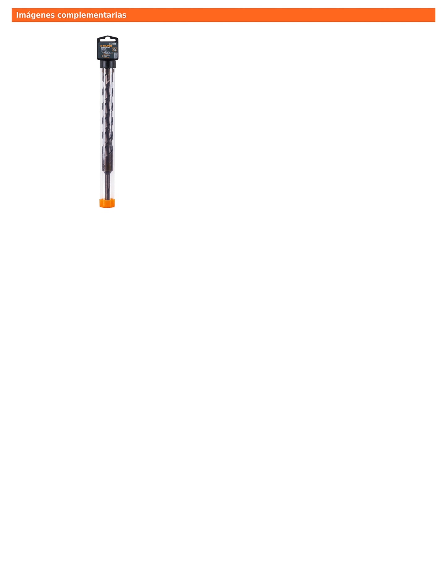 Broca SDS Plus de 1 in con largo de 10 in