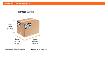 Cinta de Empaque 48 mm x 40 m Transparente