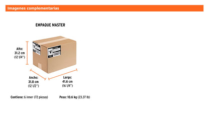 Cinta de Empaque 48 mm x 50 m Transparente
