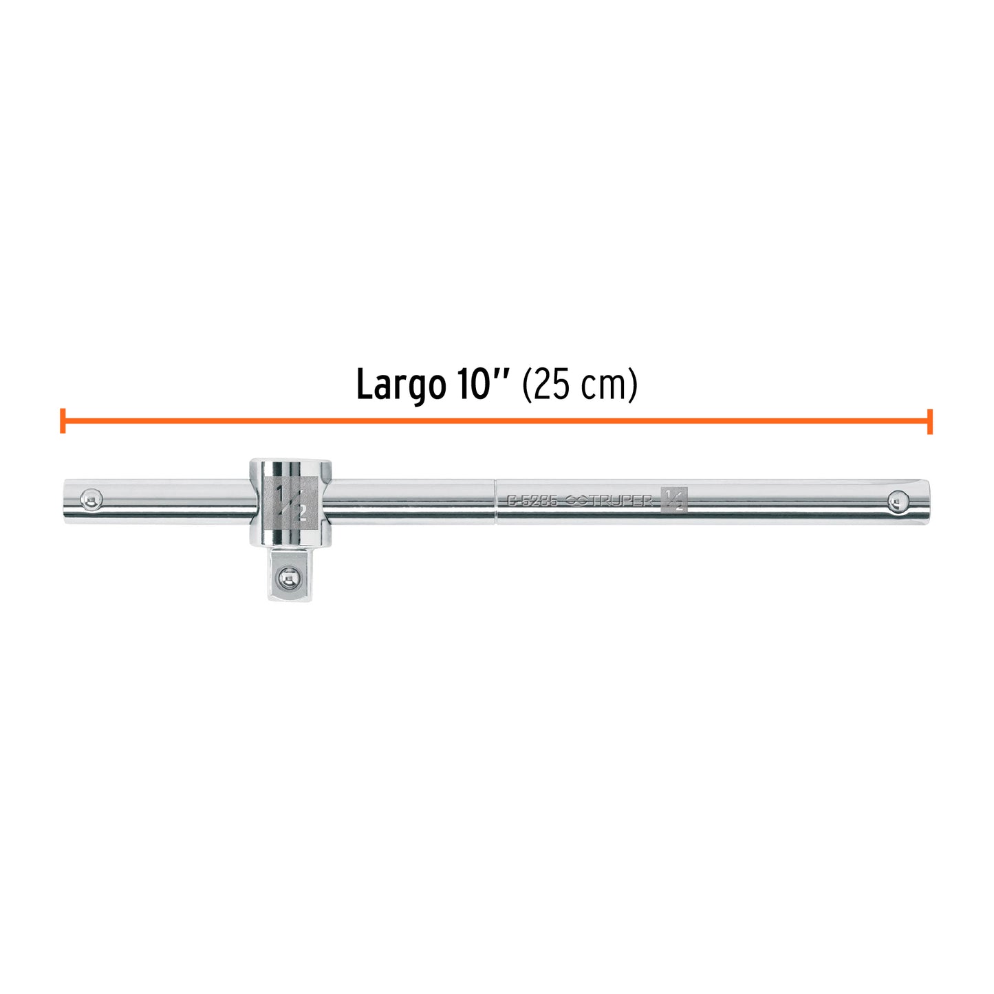 Barra corrediza para dados 1/2 pulg