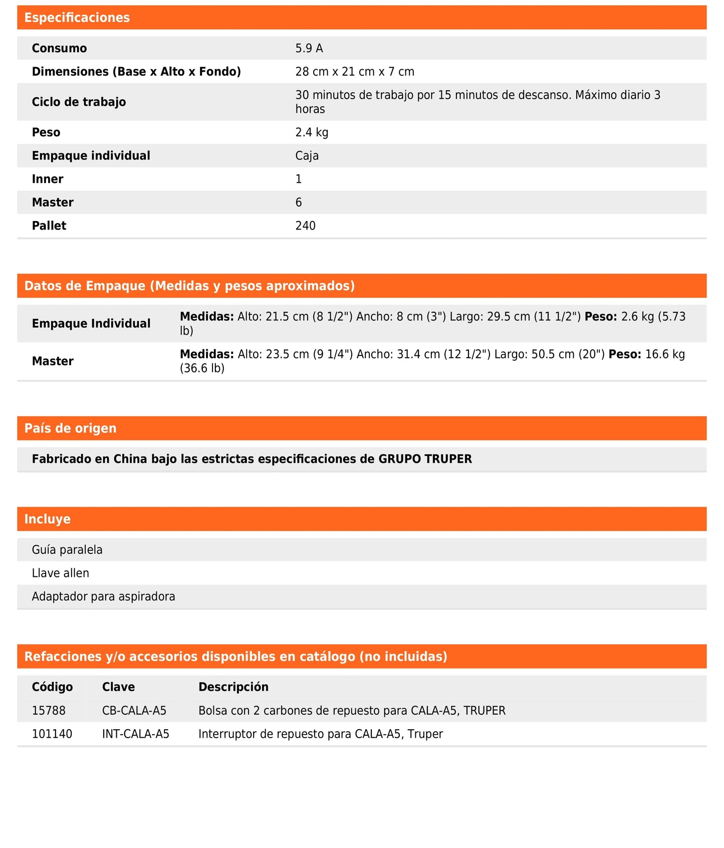 Sierra caladora de 750 W con velocidad variable y zapata inclinable
