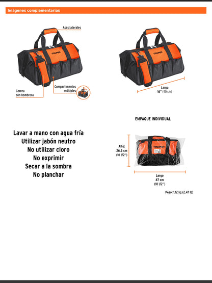 Maleta portaherramientas de 40 cm