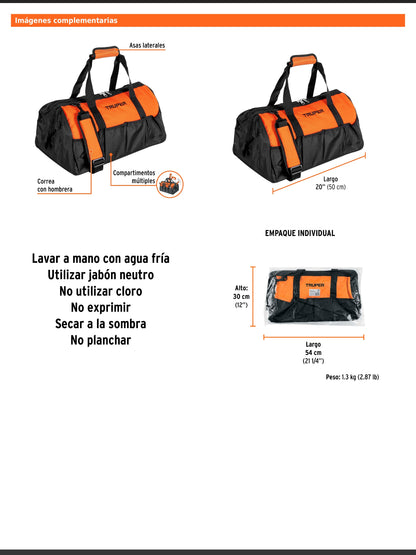 Maleta portaherramientas de 50 cm