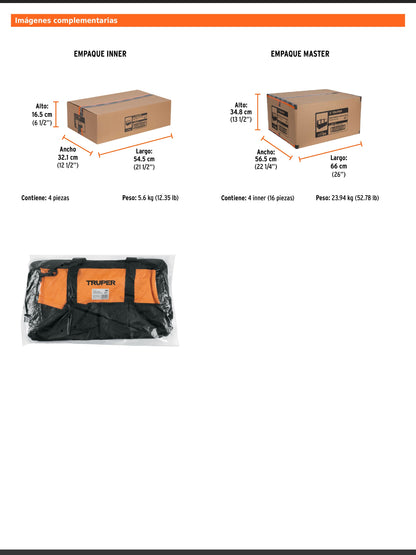 Maleta portaherramientas de 50 cm