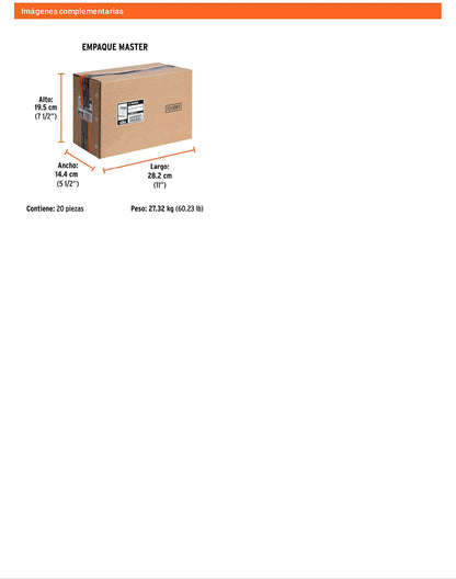 Caja 5000 clavos calibre 18 32 mm