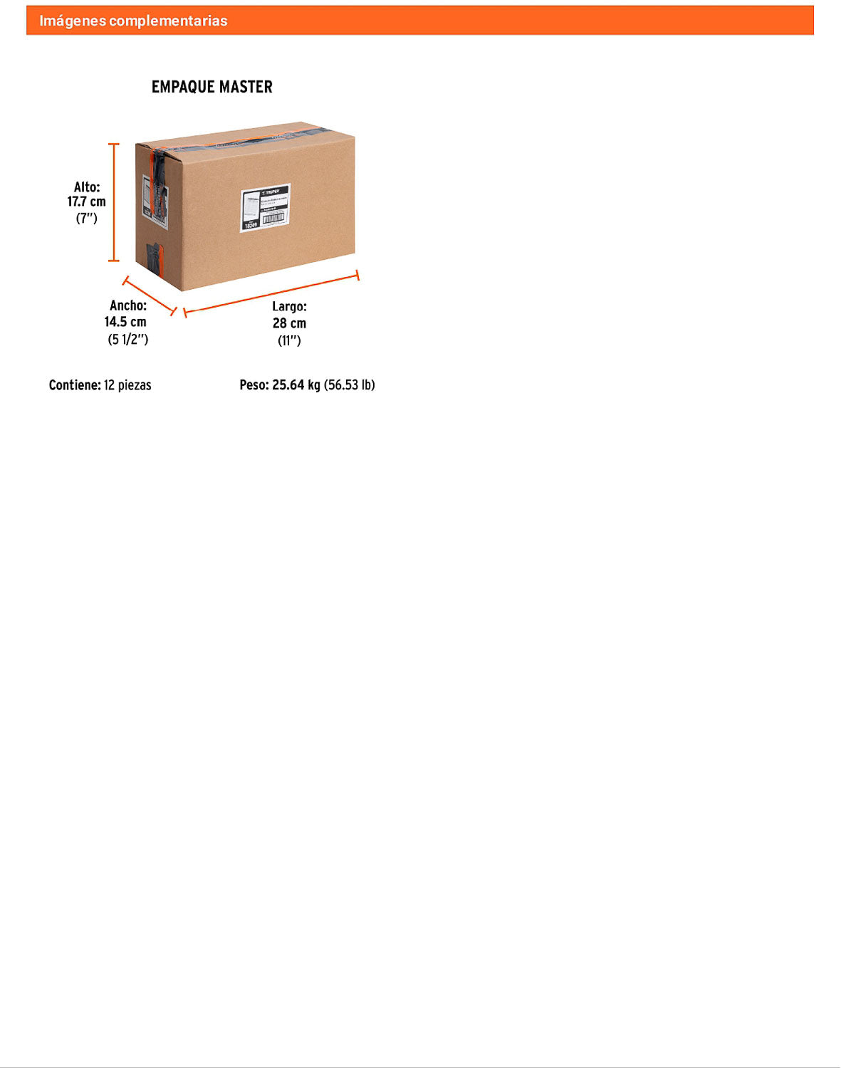 Caja 5000 clavos calibre 18 50 mm