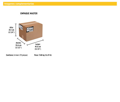 Cinta de empaque 48 mm x 40 m transparente