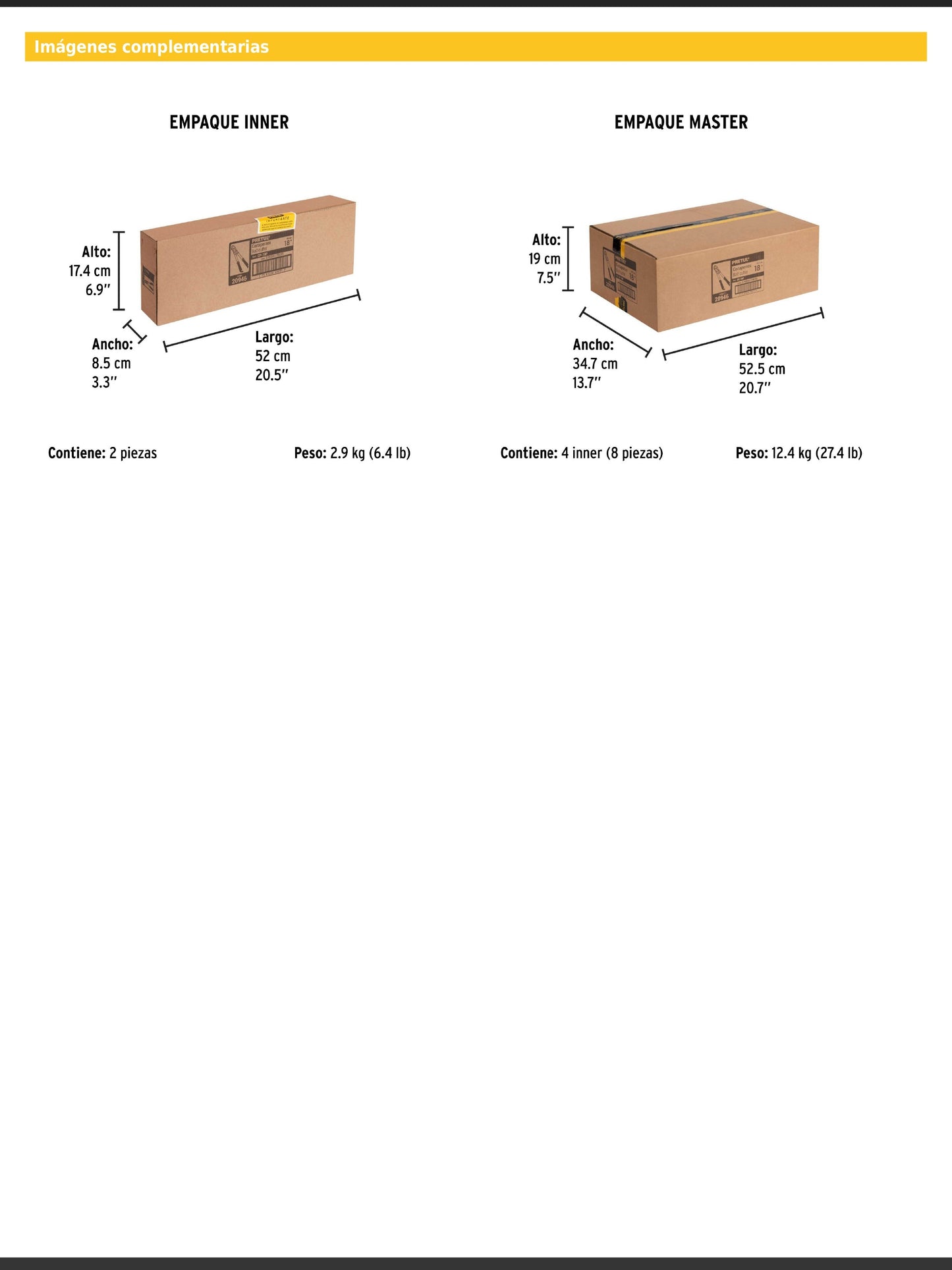 Cortapernos de 18 pulgadas con mango tubular