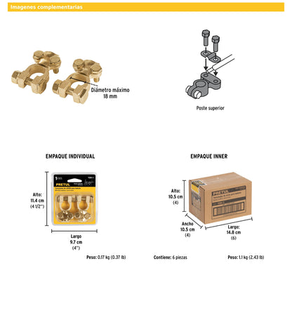 Terminal para batería SEIWA