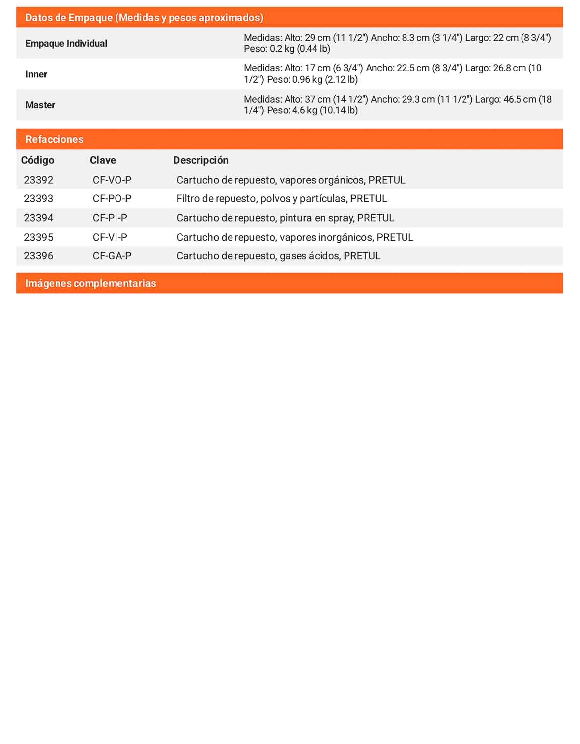 Respirador reutilizable con 2 filtros