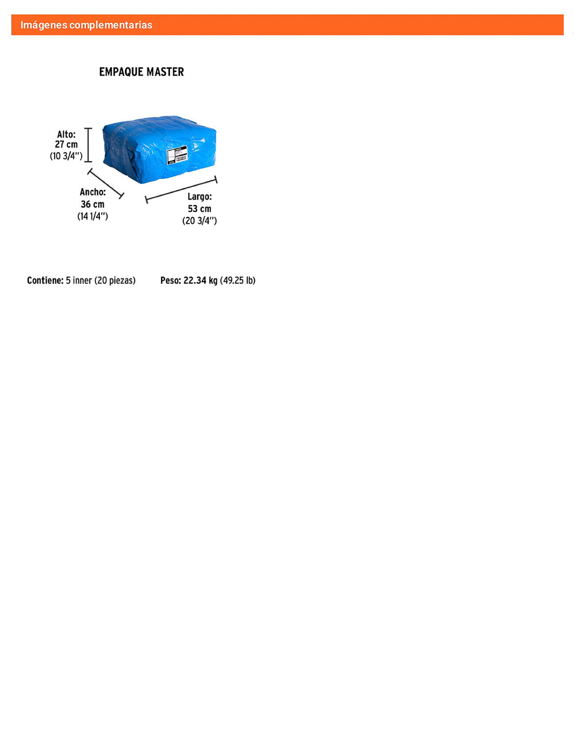 Lona Polietileno 3x3 m Azul 110g