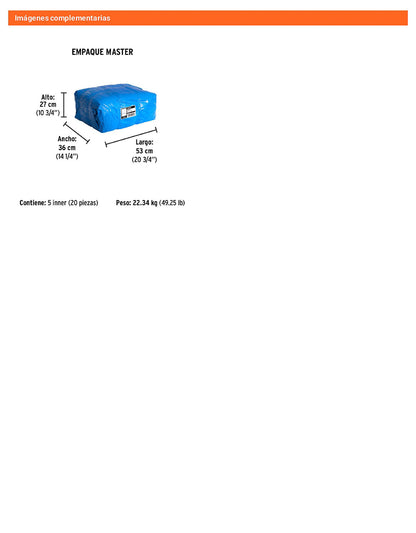 Lona Polietileno 3x3 m Azul 110g