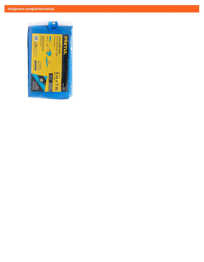 Lona Polietileno 5x7 m Azul 110g