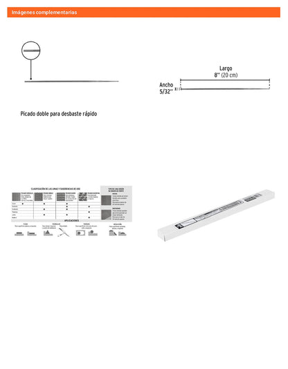 Lima para Motosierra PRETUL 5/32 pulg