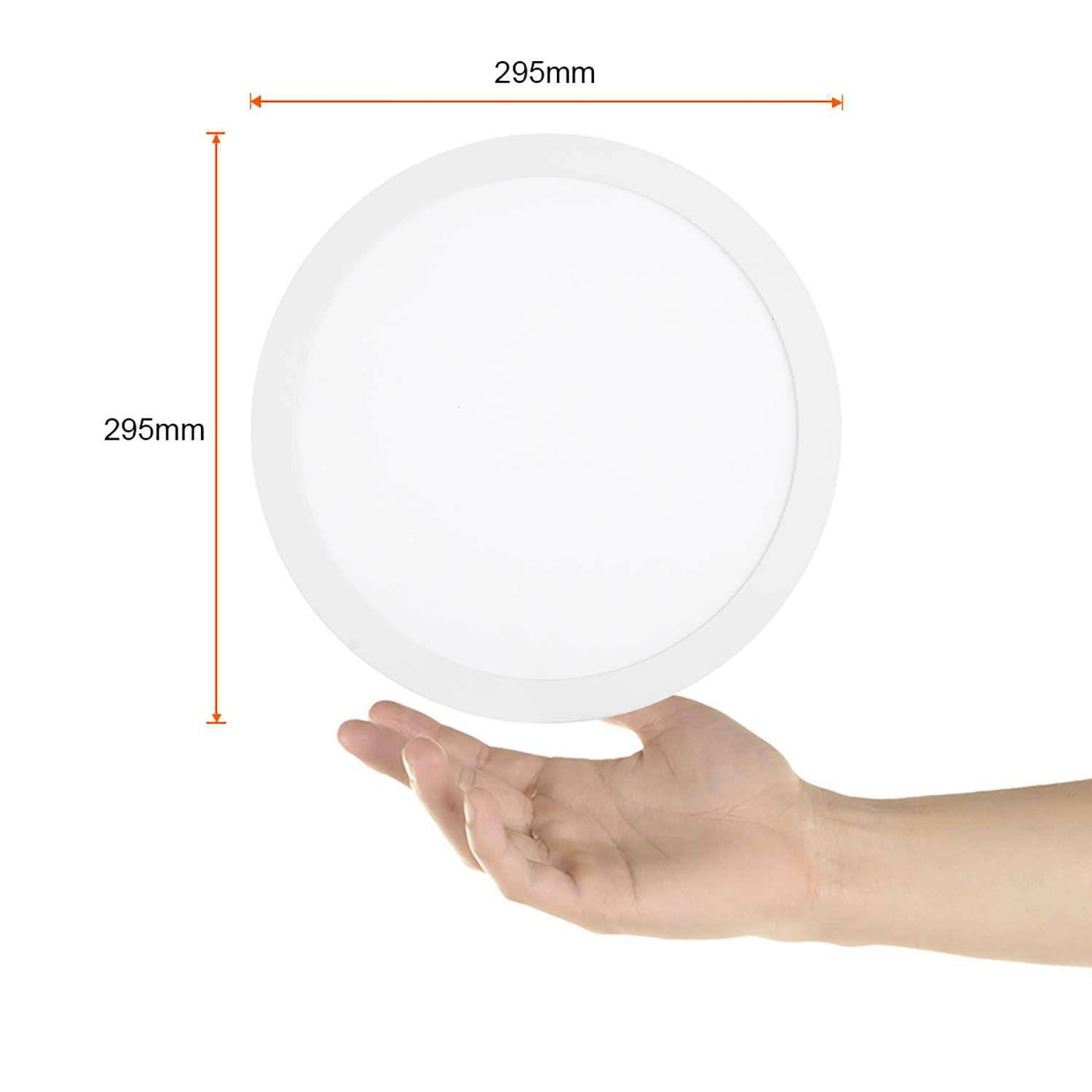 Panel LED Empotrable Redondo 24 W 6500 K 1 600 lm