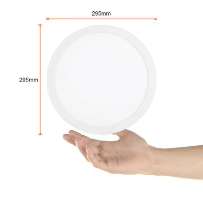 Panel LED Empotrable Redondo 24 W 6500 K 1 600 lm