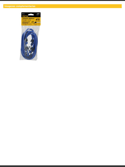 Tensores elásticos azules de 90 cm