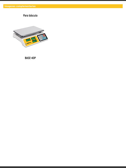 Charola de acero inoxidable para báscula electrónica