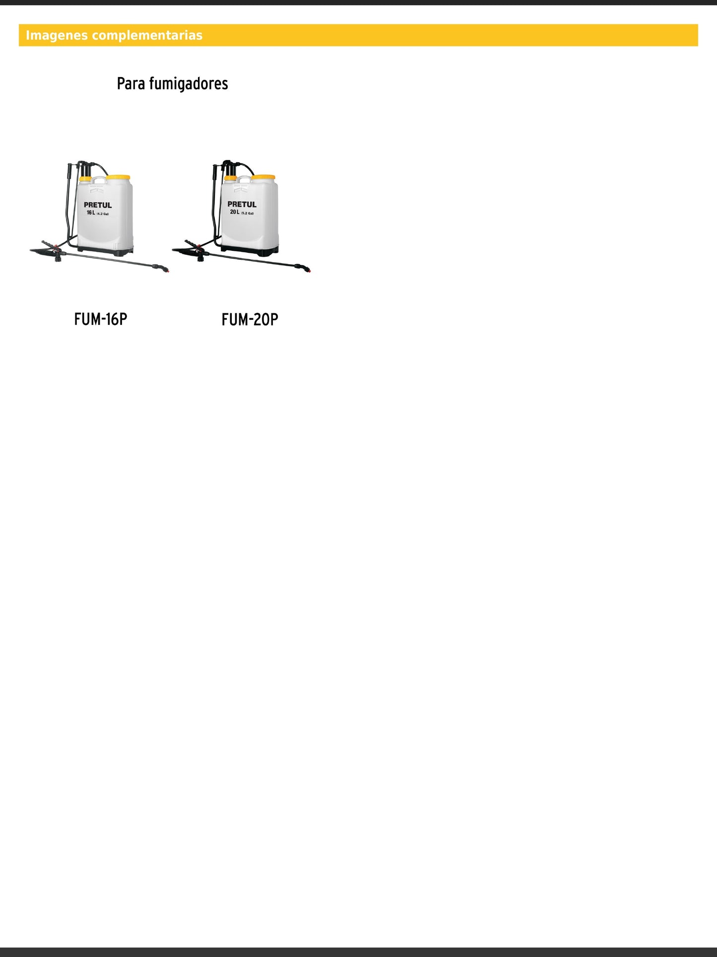 Juego de 2 boquillas para fumigador de 16 y 20 L