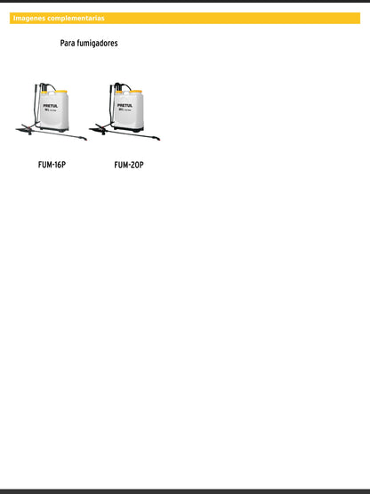 Cámara de aire para fumigador FUM-P