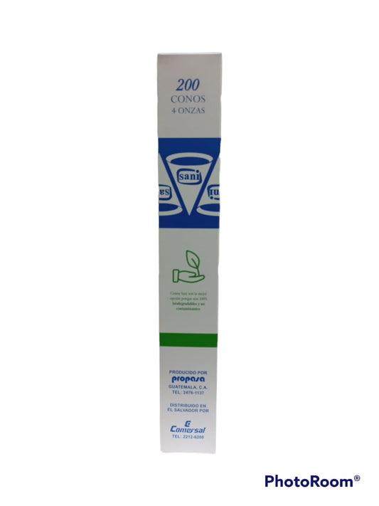 Cono desechable
