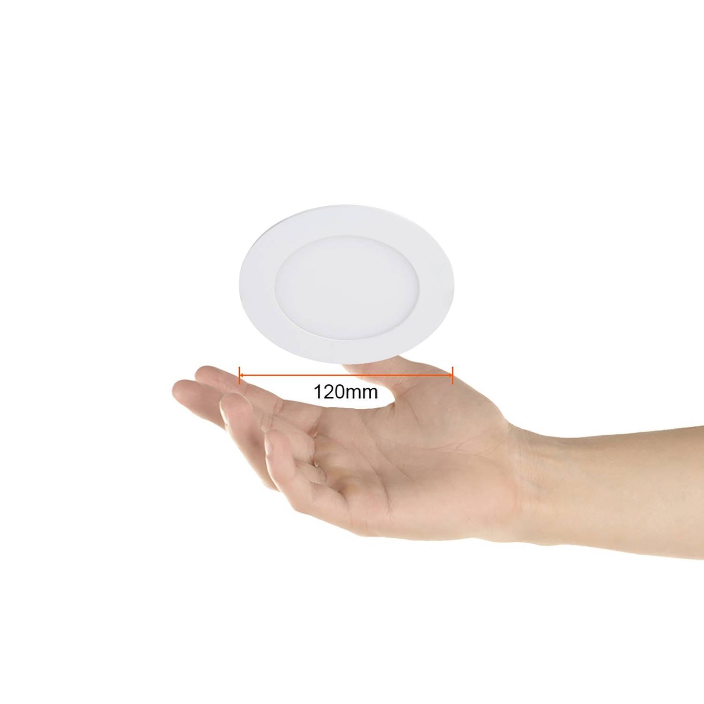 Panel LED Empotrable Redondo 6 W 6500 K 320 lm