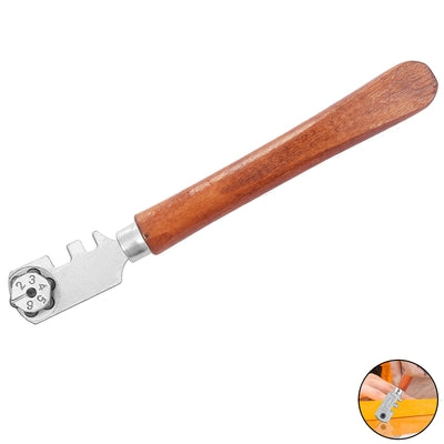Cortador de Vidrio con Mango de Madera 130 mm