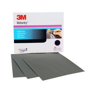 Paquete de 50 Pliegos de Lija de Agua Fina Grano 1500