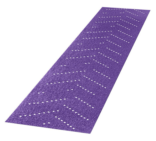 Caja de 29 Tiras de Lija Cubitron II Morada con Velcro Grano 80