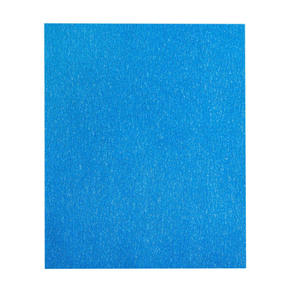 Paquete de 50 Pliegos de Lija Azul en Seco Grano 400