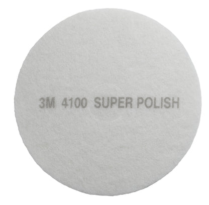 Disco Blanco para Pulidora de Piso 17 Pulgadas para Abrillantar