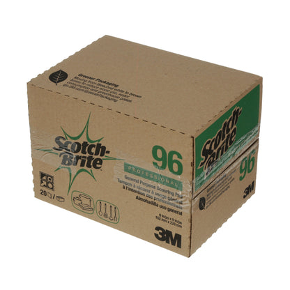 Mascón Scotch-Brite Verde Uso General 6 x 9 Pulgadas Caja de 12