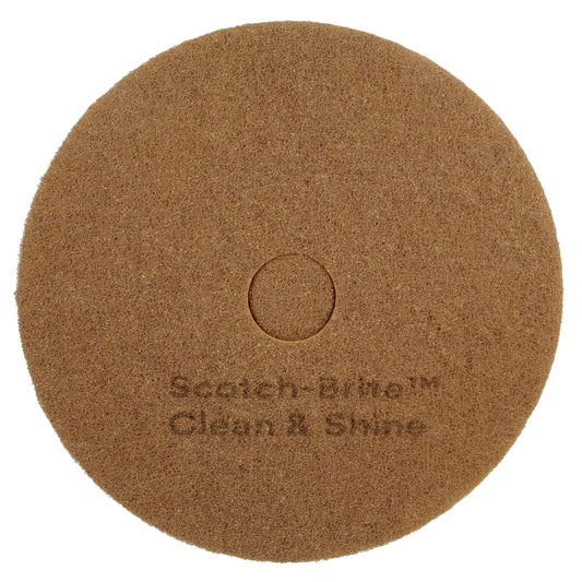 Disco Scotch-Brite Clean & Shine para Piso 17 Pulgadas Limpia y Abrillanta