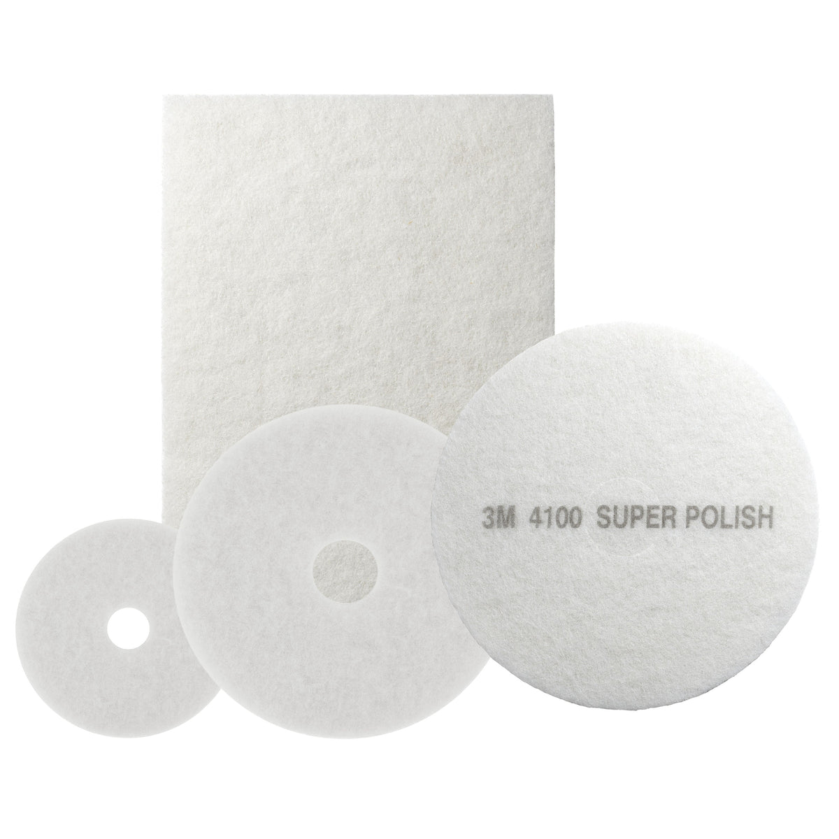 Disco Blanco para Pulidora de Piso 17 Pulgadas para Abrillantar