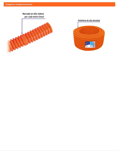 Poliducto 1/2 pulg s/guía rollo 50m