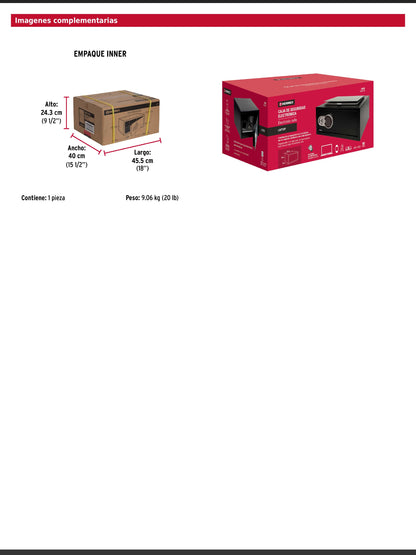 Caja fuerte de seguridad electrónica de acero para laptop con combinación programable