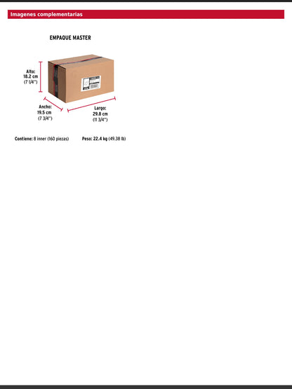 Bisagra rectangular de 4 pulgadas en acero latonado