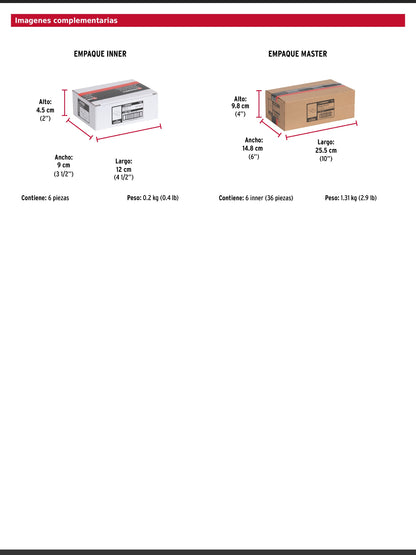 Bisagras rectangulares de 1.5 pulgadas en acero latonado