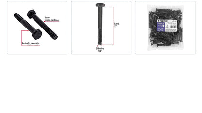 Tornillos grado 5 1/4 x 2