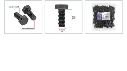 Tornillos grado 5 5/16 x 3/4